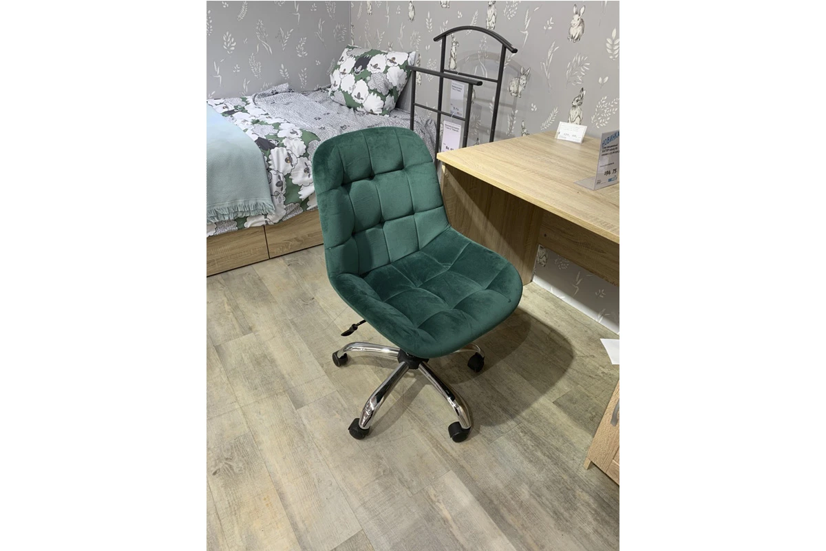 Стул Тоскана-лифт (каркас эмаль/Велюр Velluto 10 темно-зеленый) СРП-333 — Мебель-центр Озерцо