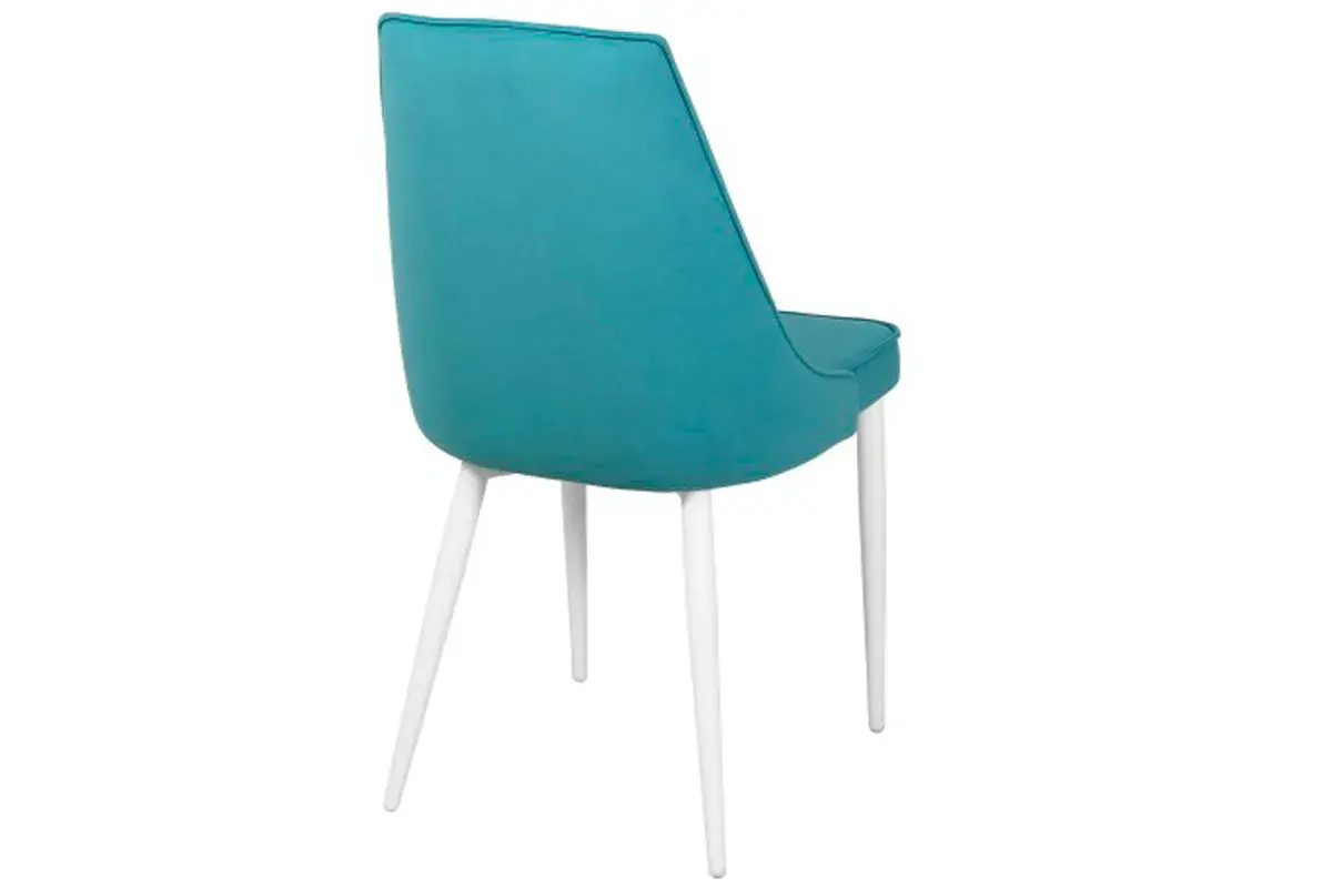Стул Лорд (Каркас 9003 белый матовый/Велюр Dream mint) СРП-071 - купить в Озерце