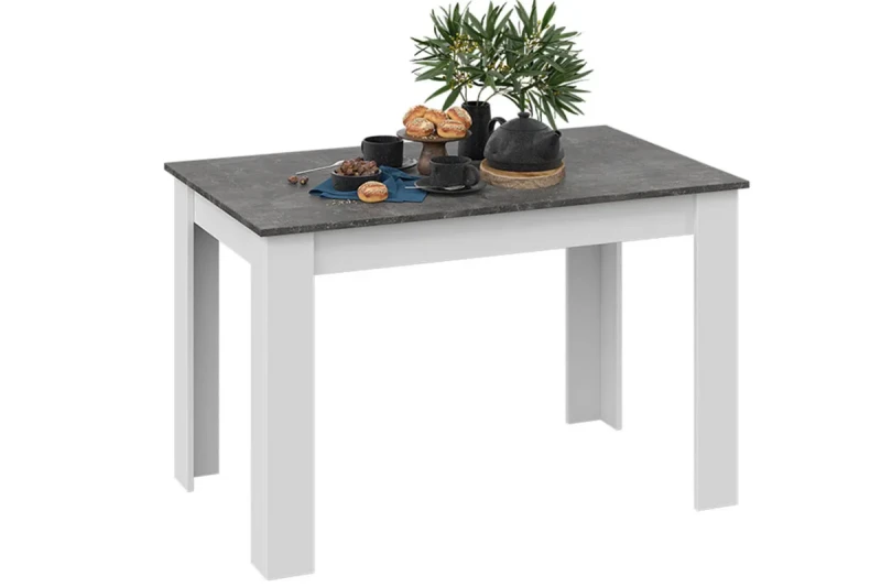 Стол обеденный Промо тип 2 (Белый/Ателье темный) - купить в Озерце