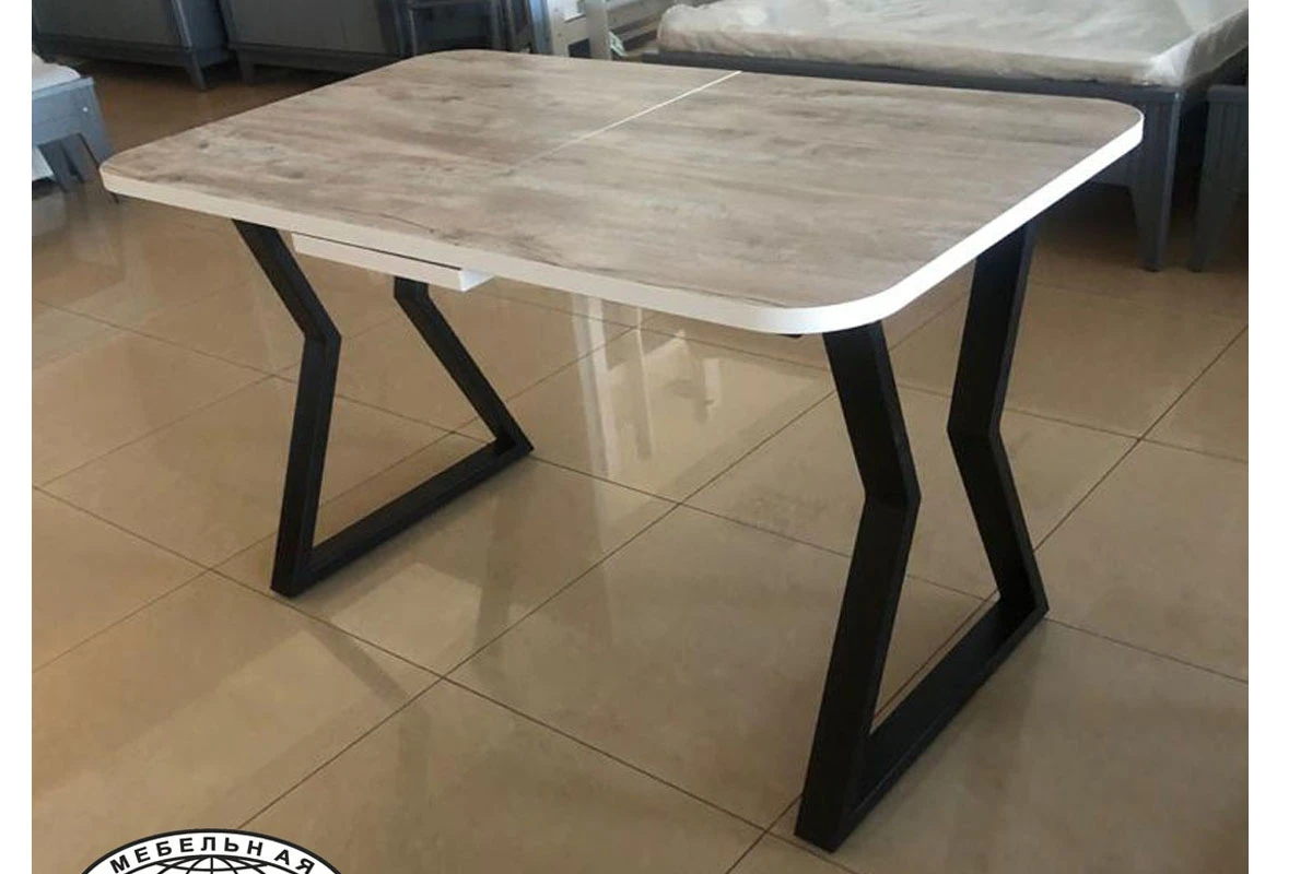 Стол Ричи (Дуб Юкон/Чёрный) - купить в Озерце