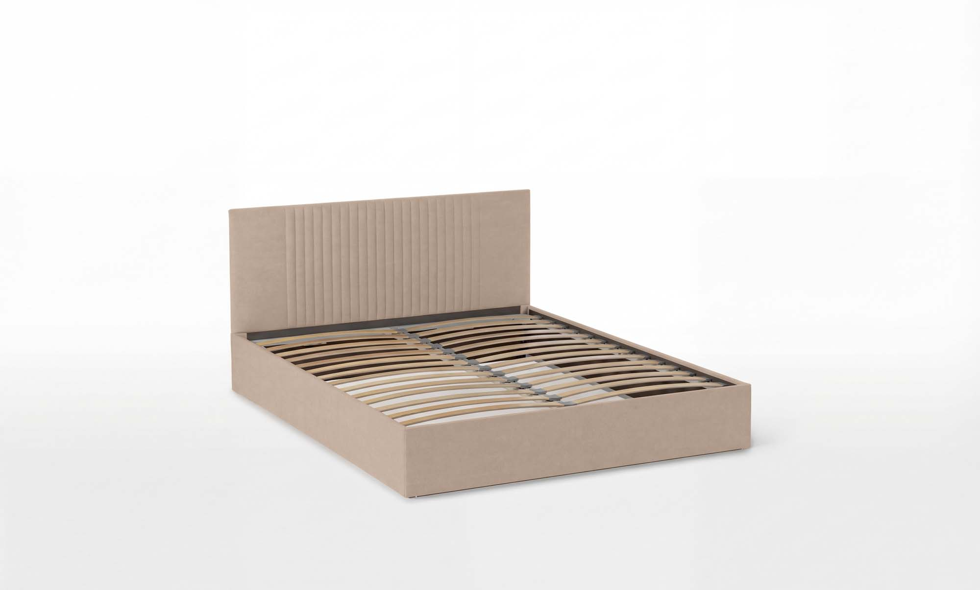 Кровать Simple, ткань Dumont 02, 140x200 - купить в Озерце