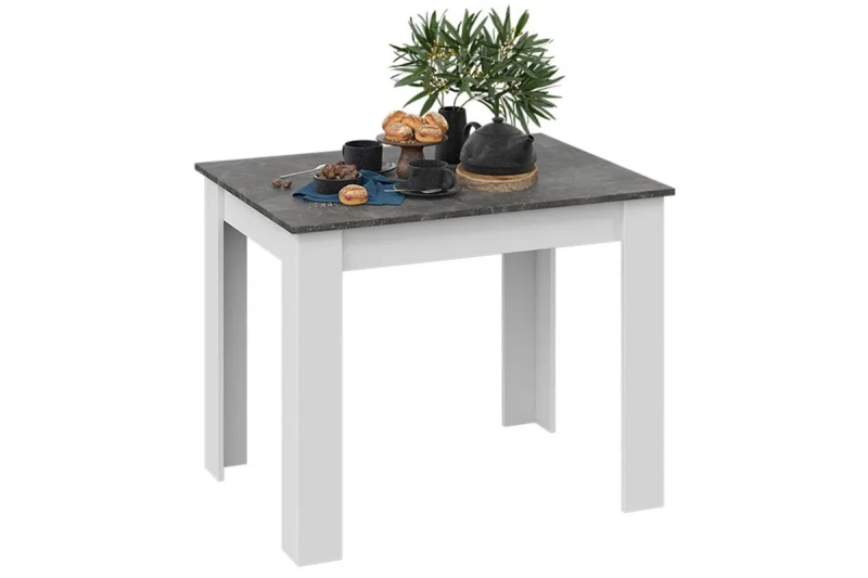Стол обеденный Промо тип 1 (Белый/Ателье темный) - купить в Озерце