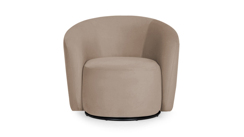 Кресло поворотное Nuage, ткань Sky Velvet 01 Sky Velvet 03 86x90 — купить в Озерце