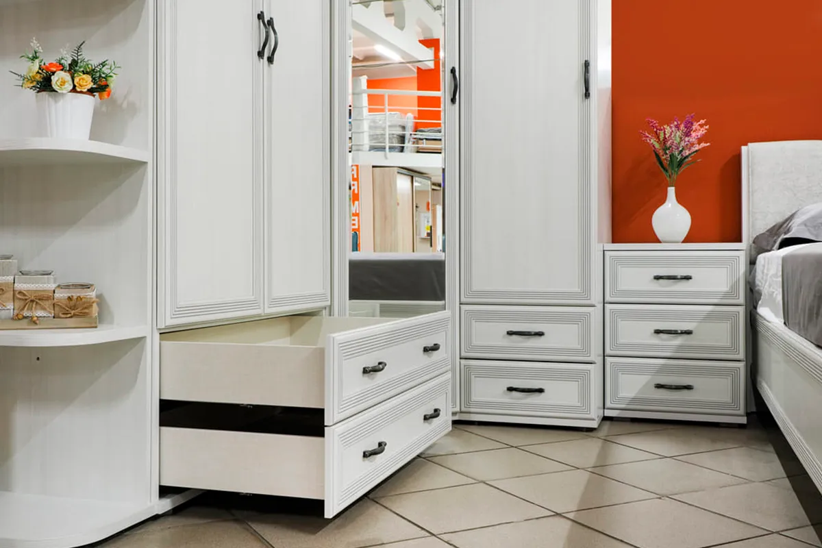 Шкаф ШК-1005 (Снежный Ясень) в мебель-центре Озерцо