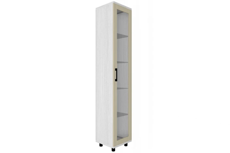 Шкаф многоцелевой ШК-5067-СЯ-КМ (Снежный Ясень/Кашемир Матовый) в мебель-центре Озерцо