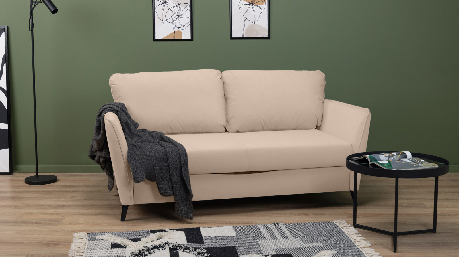 Диван Laguna Mini, ткань Dumont 02 144x201 — купить в Озерце