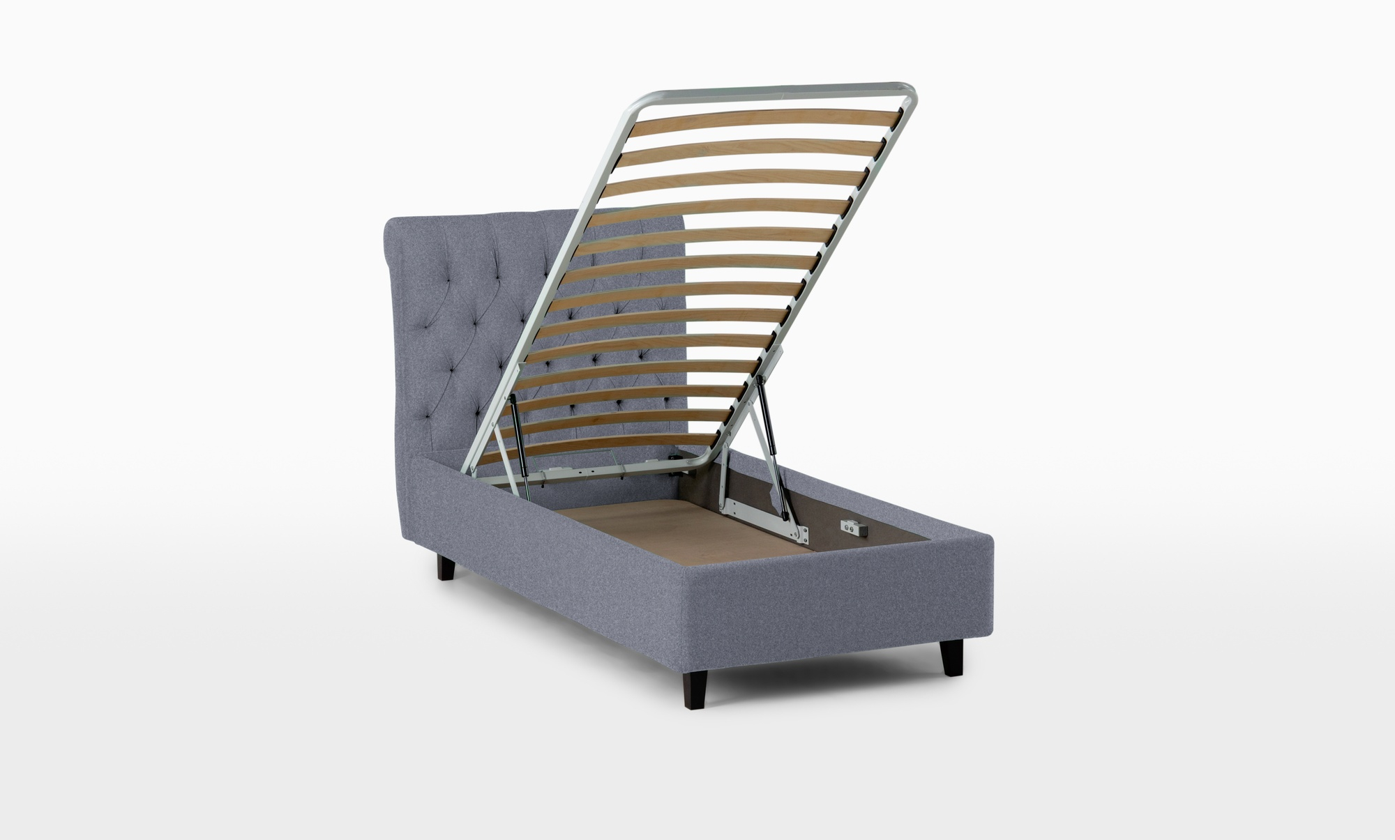 Кровать Allegro, ткань Aura 11, 90x200 - купить в Озерце