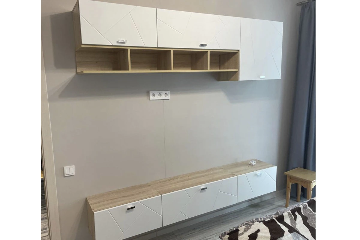 Тумба Скайлайн 900 (Белый шагрень) — Мебель-центр Озерцо