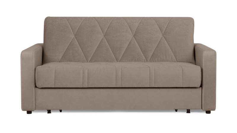 Диван - кровать Domo Pro стежка ромб, ткань Sky Velvet 17 180x216 — купить в Озерце