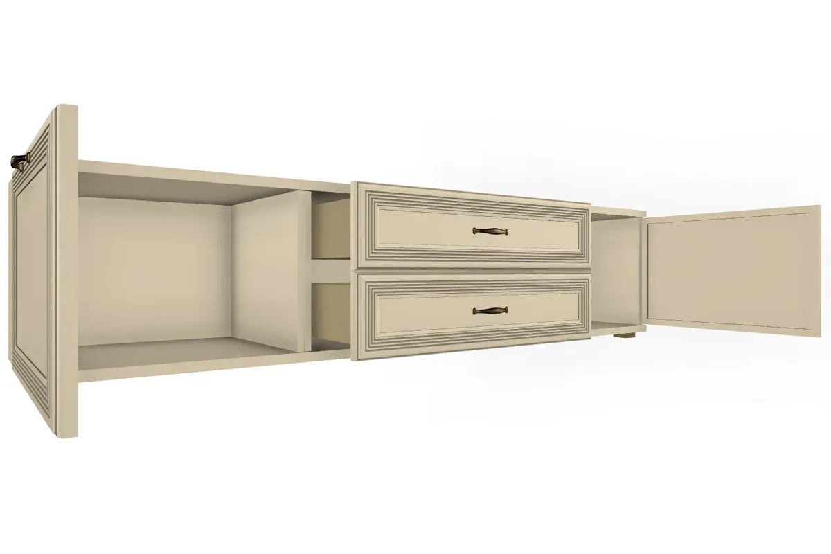 Тумба ТБ-1031-СК (Серый Кашемир) — Мебель-центр Озерцо