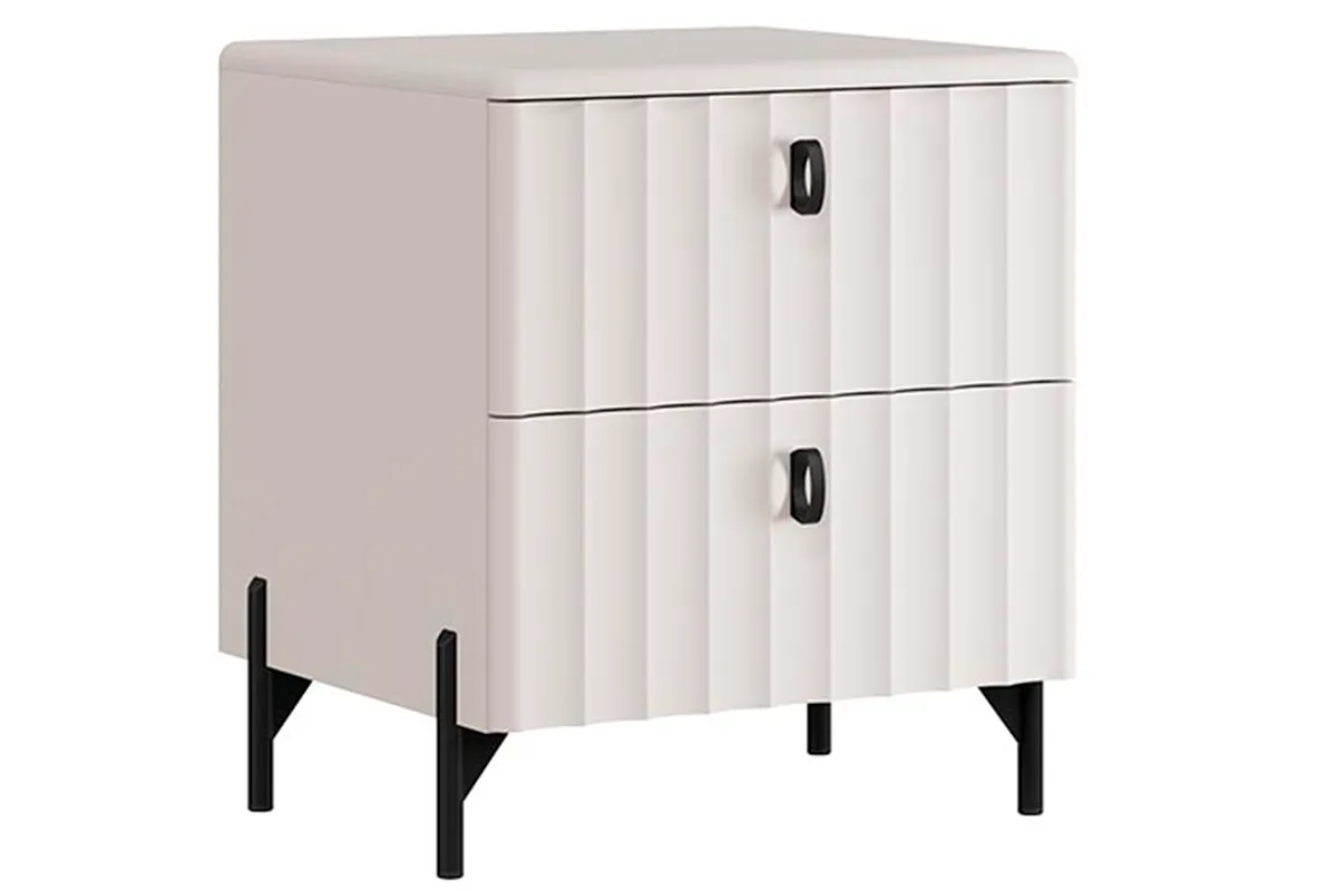 Спальный гарнитур Тиффани №1 (Кашемир/Кашемир матовый/Велюр Мокко светлый) - купить в Озерце