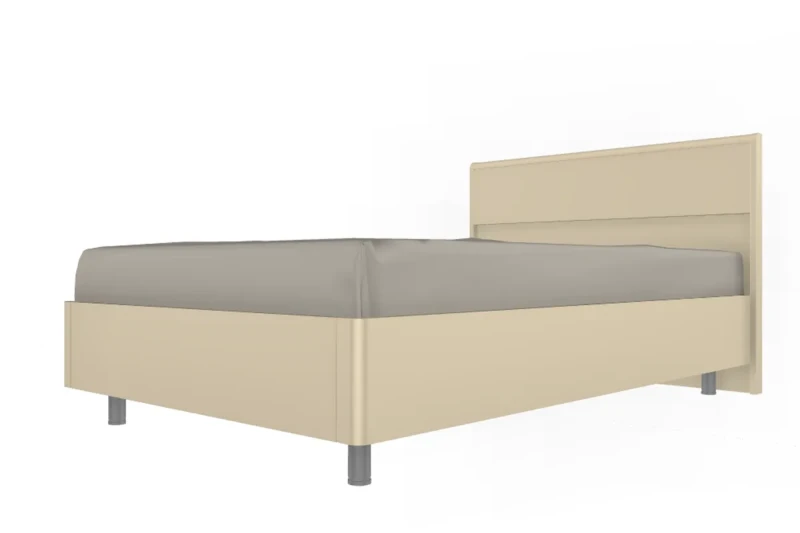 Кровать КР-5001-СК-КМ 120х200 (Серый Кашемир/Кашемир Матовый) - купить в Озерце