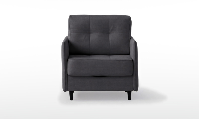 Кресло -кровать Amani Pro, ткань Sky Velvet 38 (подлокотник: 5 см) — купить в Озерце