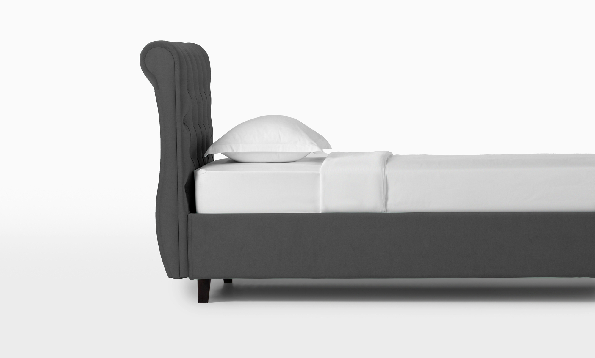 Кровать Allegro, ткань Sky Velvet 16, 90x200 - купить в Озерце