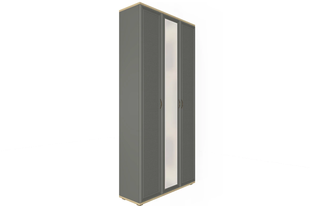 Гостиная Карина-15 (Ясень Асахи/Серый Оникс) — Мебель-центр Озерцо