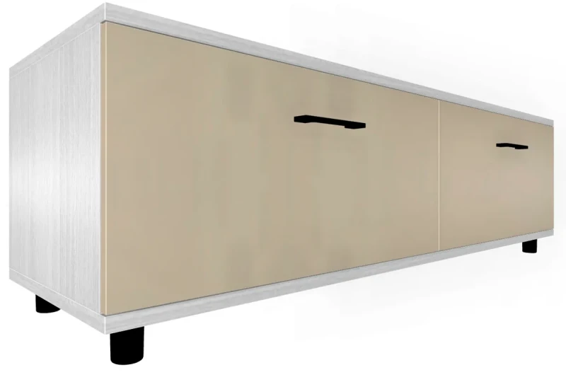 Тумба ТБ-5039-СЯ-КГ (Снежный Ясень/Кашемир Глянцевый) — Мебель-центр Озерцо