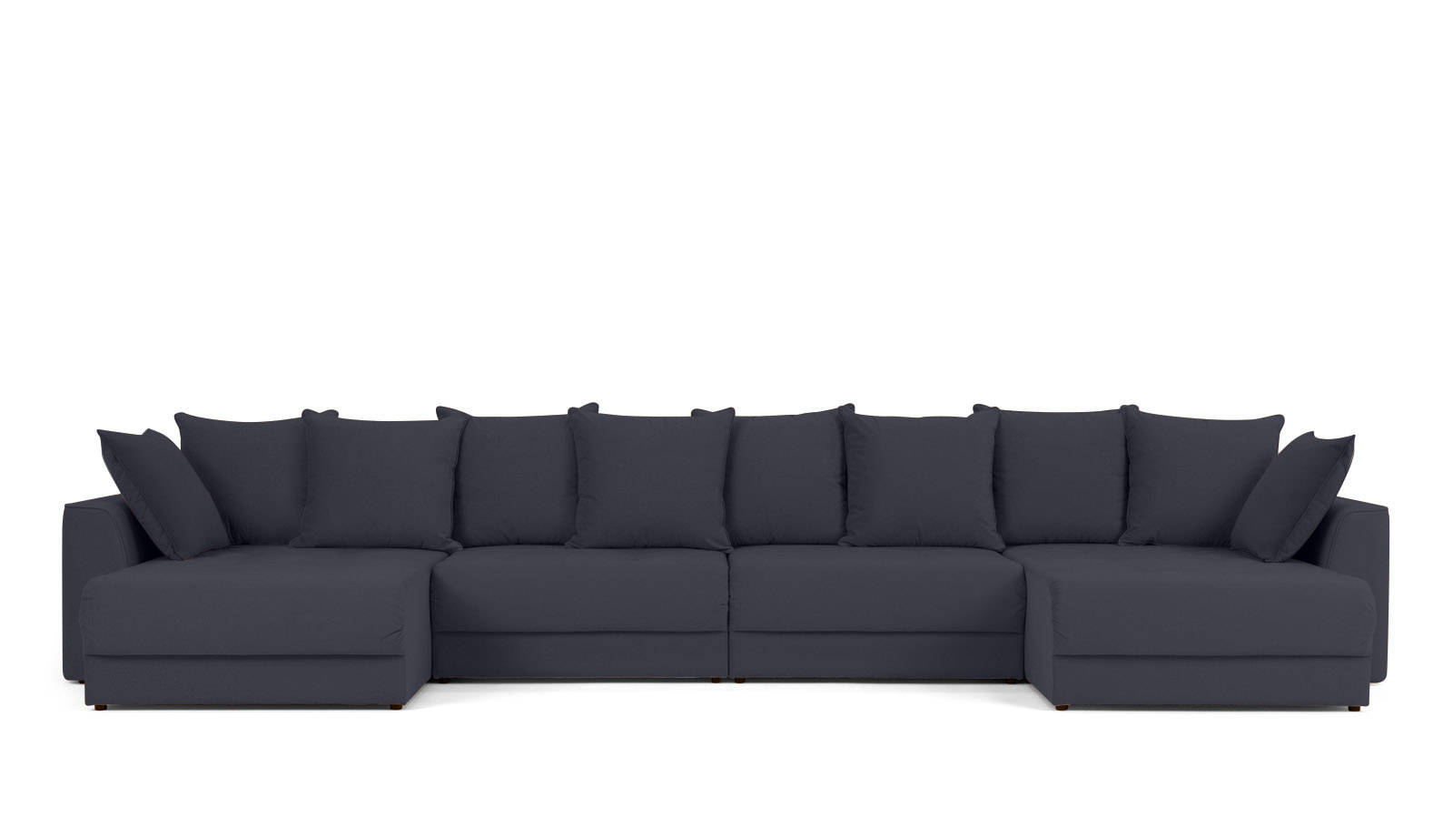 Диван Monako New П-образный с коробом для белья, Тк. Sky Velvet 40 157x455 — купить в Озерце