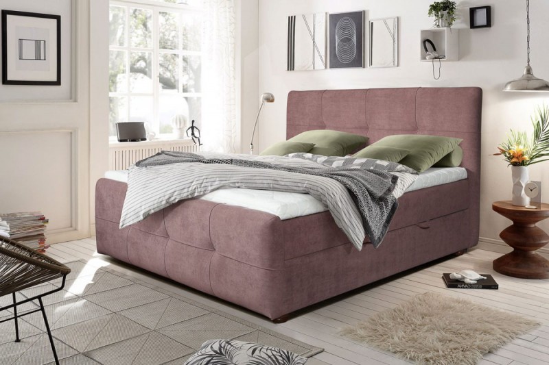 Кровать Яна (сп.место 180х200 см, встроенный матрац пружинный блок) - купить в Озерце