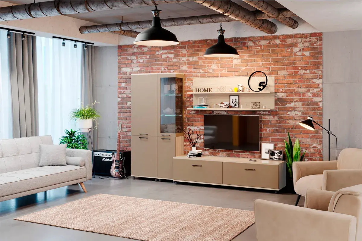 Шкаф многоцелевой ШК-5069-АС-ЛМ (Ясень Асахи/Латте Матовый) в мебель-центре Озерцо