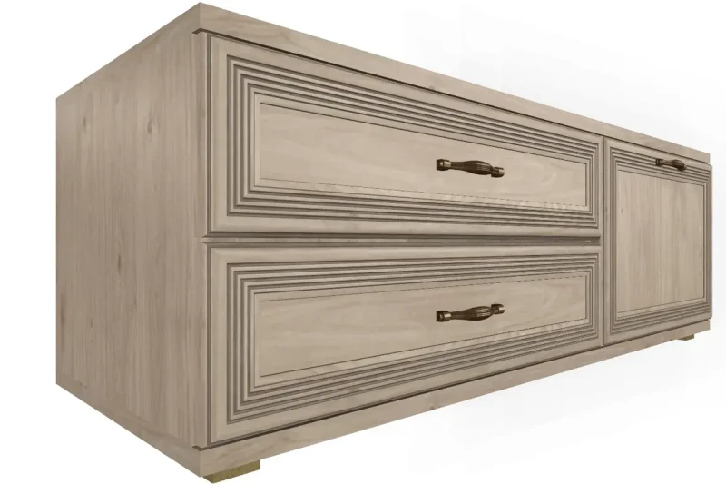 Тумба  ТБ-1035 (Гикори Джексон Светлый) — Мебель-центр Озерцо