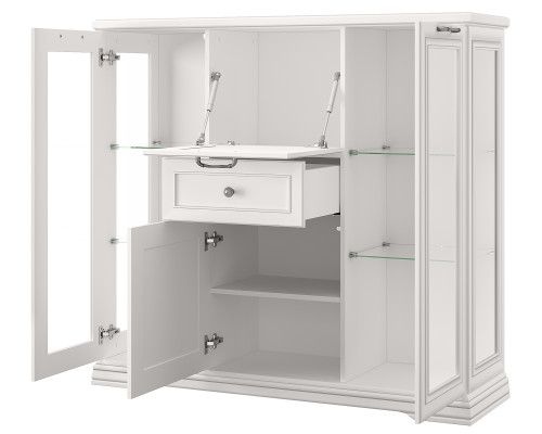 Севилла Шкаф с витриной 2V2D1S — Мебель-центр Озерцо