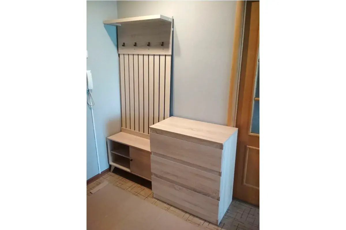 Комод Stern Т-3 (16 мм) 3 ящика Дуб Сонома (72674921) — Мебель-центр Озерцо