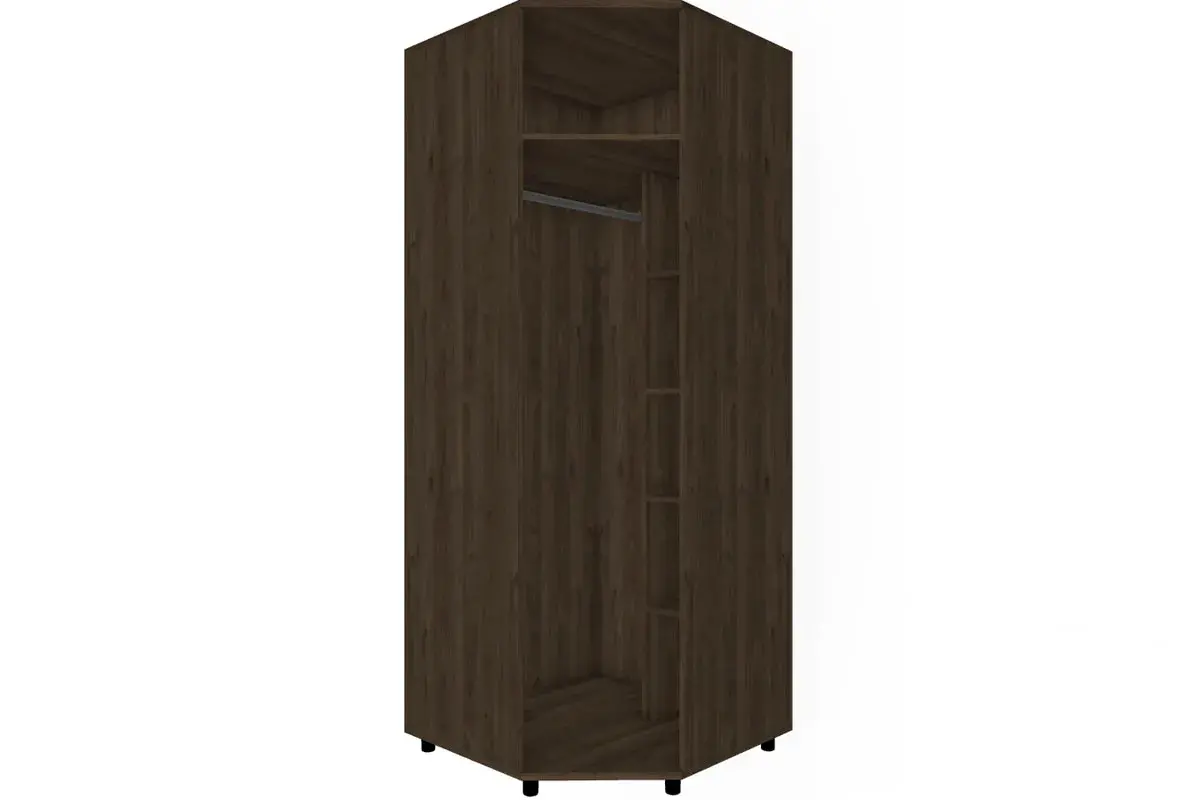 Шкаф для одежды и белья ШК-5012-ГТ-ЛМ (Гикори Джексон Темный/Латте Матовый) в мебель-центре Озерцо