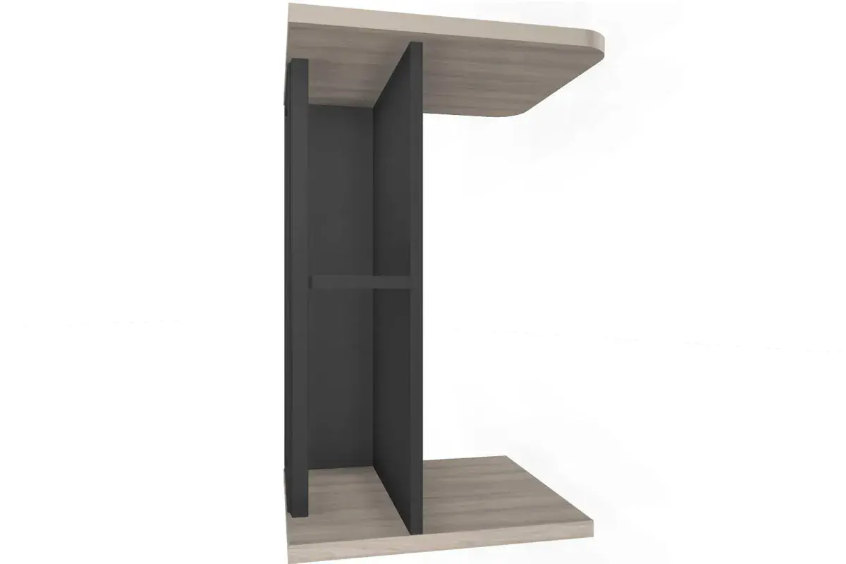 Гостиная Aurelio 3 (Антрацит/Блеквуд Сатиновый) — Мебель-центр Озерцо