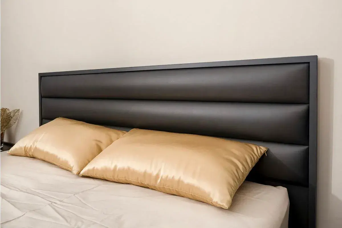 Кровать Айрис 308 Люкс без орт. основания 140х200 (Антрацит / Креатель) - купить в Озерце