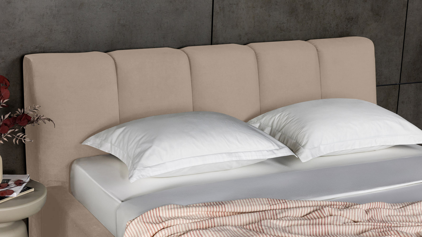 Кровать Niks Тк. Sky Velvet 03 200x200 - купить в Озерце