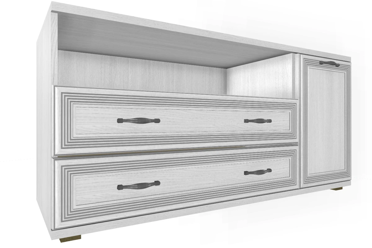 Гостиная Карина-22 (Снежный Ясень) — Мебель-центр Озерцо