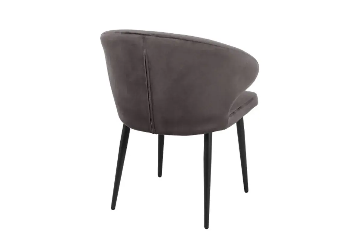 Стул Томас (Муар черный/Велюр Dream grey (серый)) СРП-067 - купить в Озерце