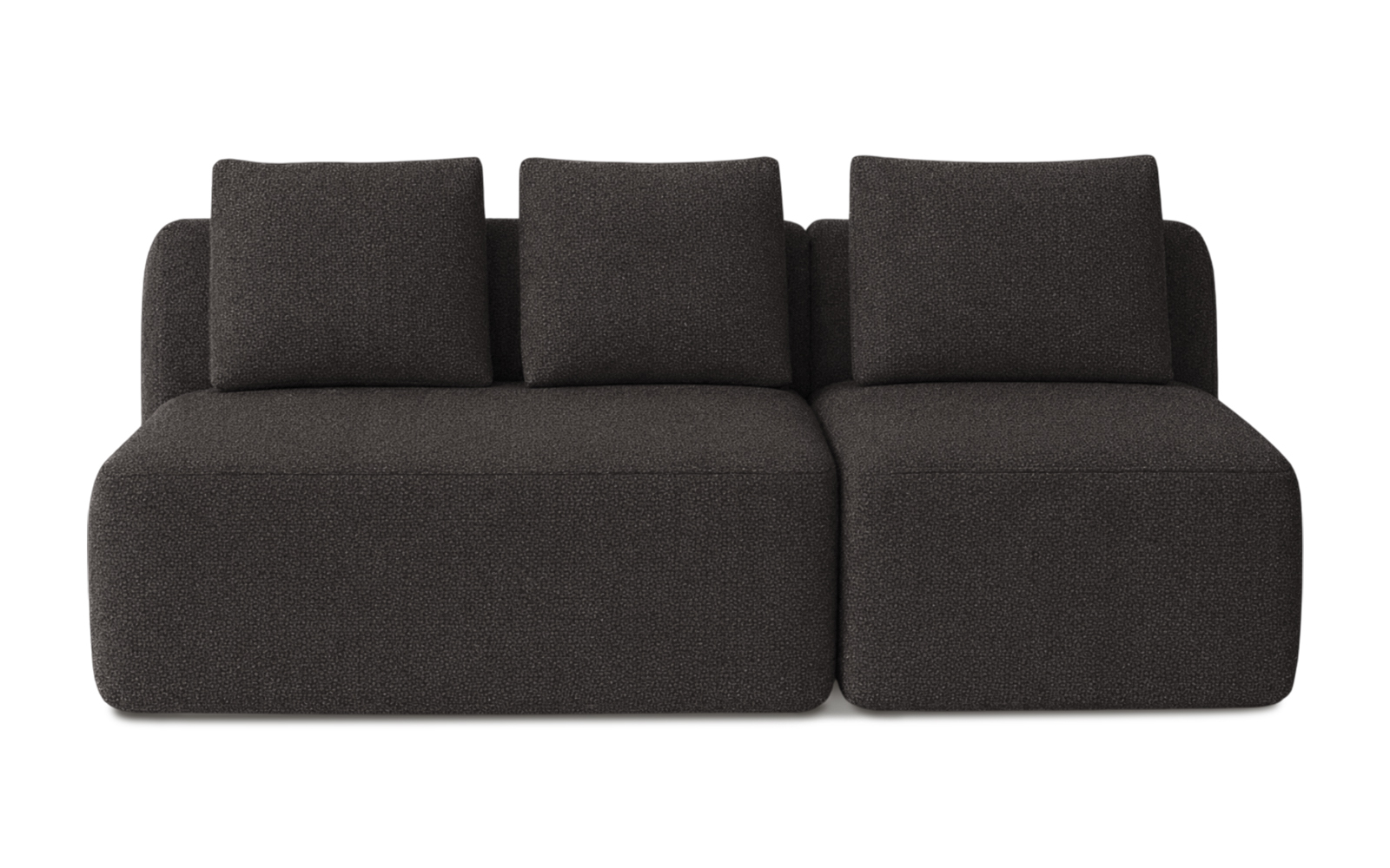 Диван модульный Мольто-2 секц-пуф 125+85-спинка 125+85-Тк. Galaktika Grey (Тк. Галактика Грей) 57 — купить в Озерце