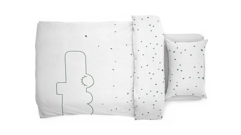 Постельное белье Askona kids Крокодил 110x140 (детский), без простыни в мебель-центре Озерцо