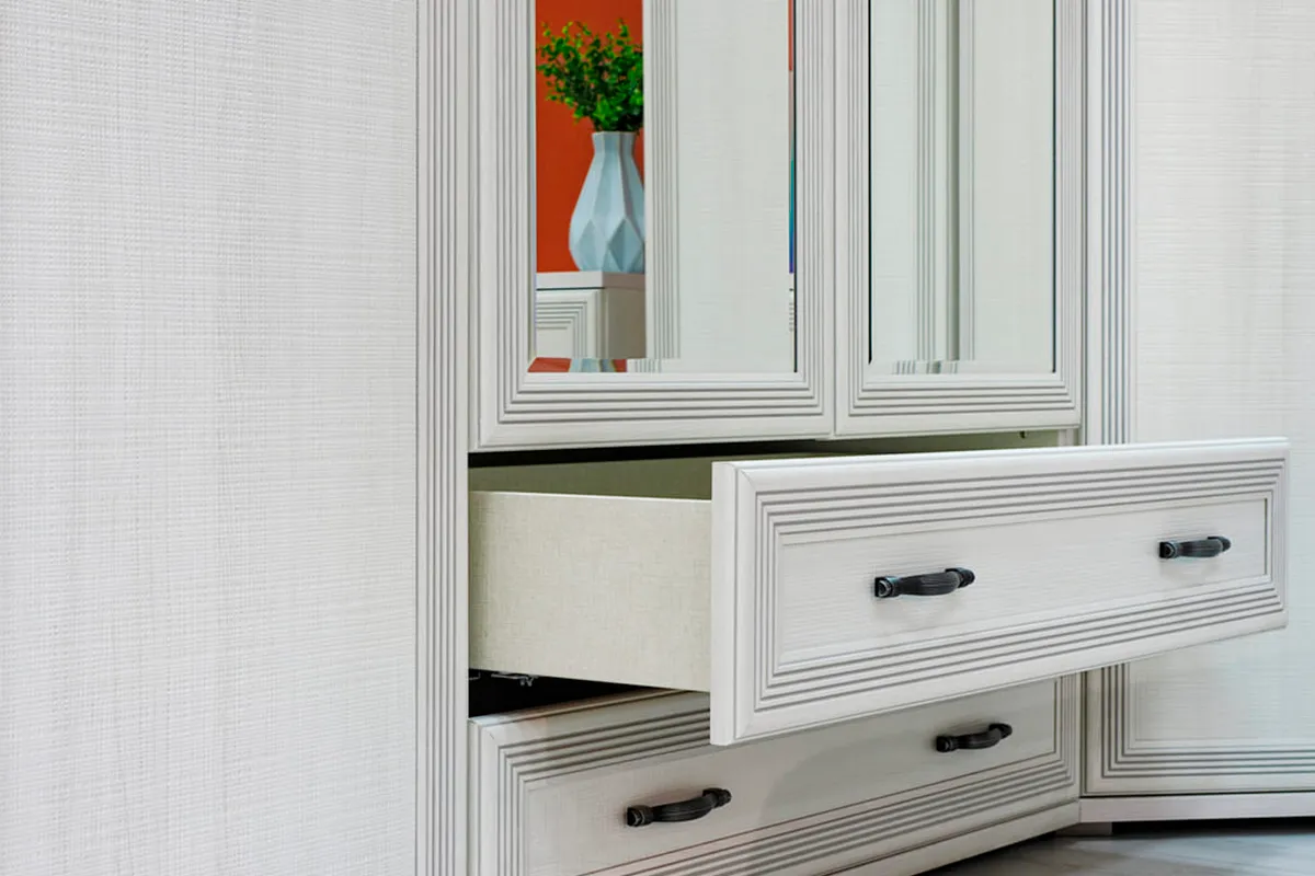 Шкаф ШК-1007 (Снежный Ясень) в мебель-центре Озерцо