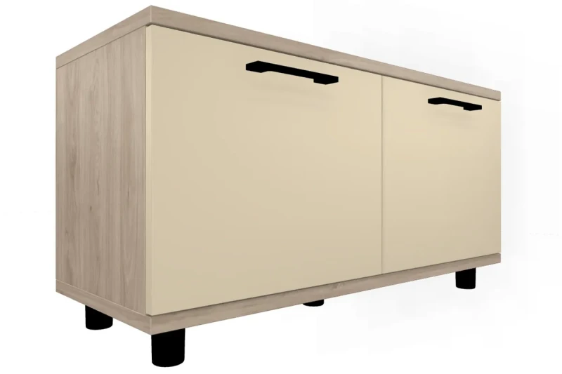 Тумба ТБ-5051-ГС-КМ (Гикори Джексон Светлый/Кашемир Матовый) — Мебель-центр Озерцо