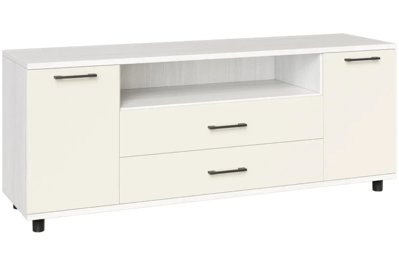 Тумба ТВ ТБ-5021-СЯ-КМ (Снежный Ясень / Кашемир Матовый) — Мебель-центр Озерцо