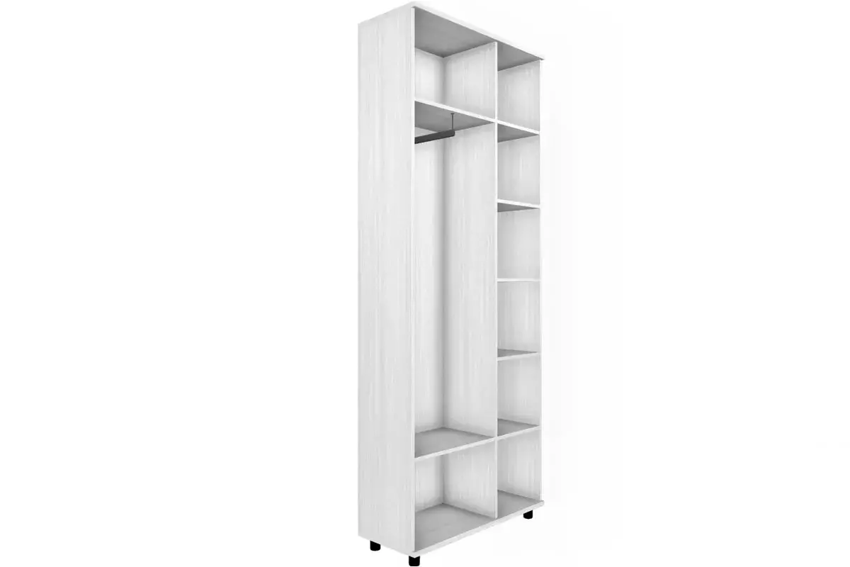 Шкаф многоцелевой ШК-5032-СЯ-БГ (Снежный Ясень/Белый Бриллиант Глянцевый) в мебель-центре Озерцо