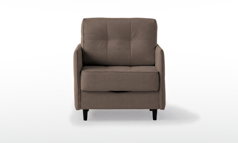 Кресло -кровать Amani Pro, ткань Sky Velvet 02 (подлокотник: 5 см) — купить в Озерце
