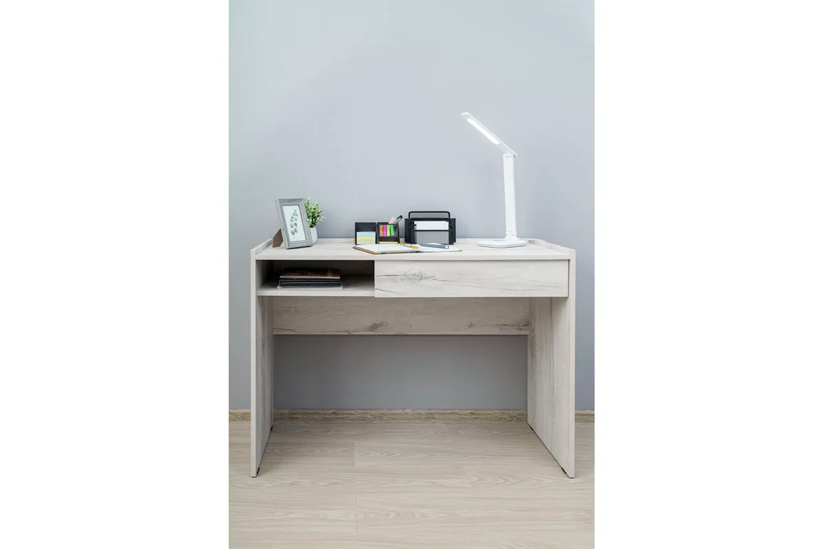 Стол письменный Флекс 15 (Дуб Шавиниган) — Мебель-центр Озерцо