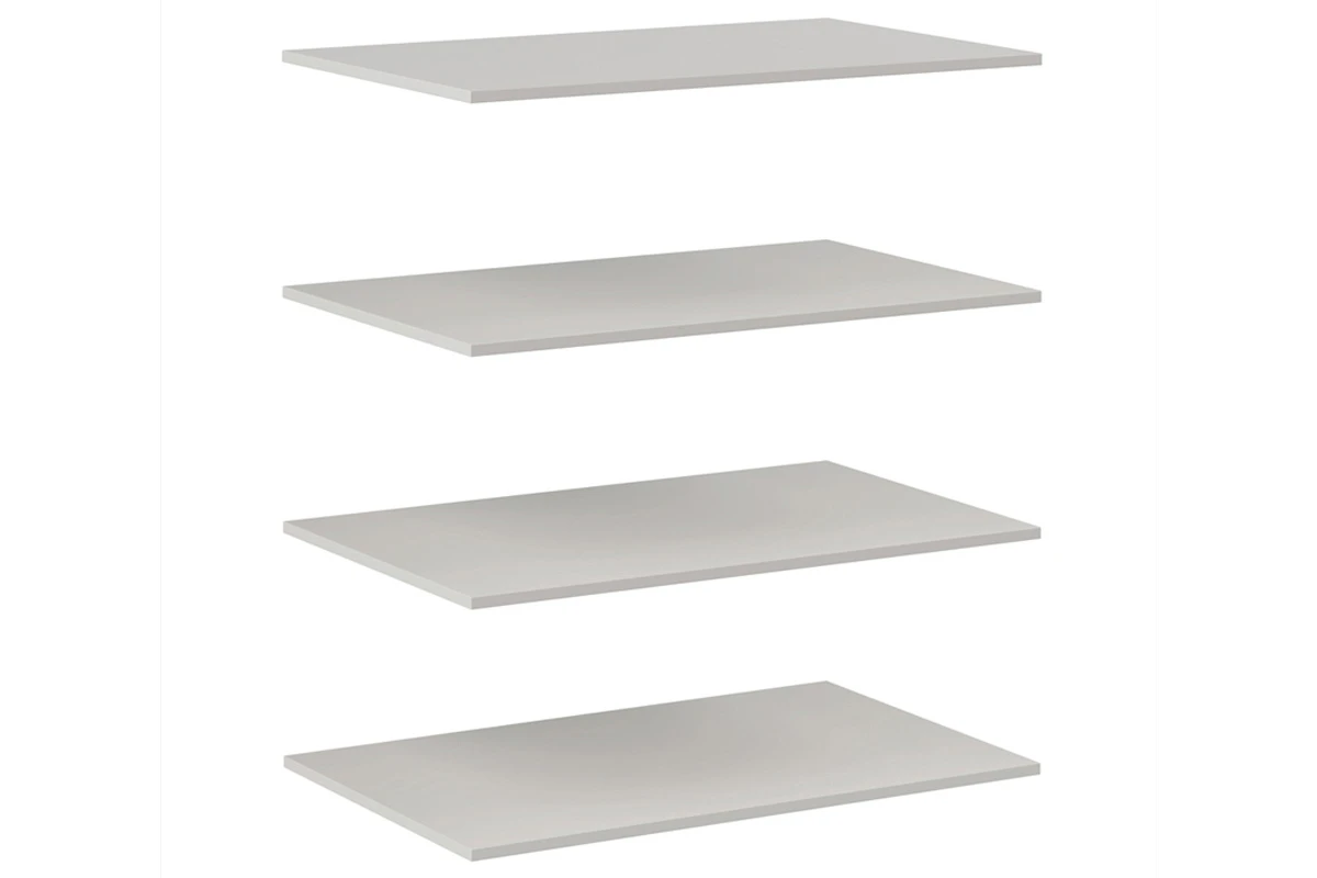 Корпус шкафа для гардеробной Мария МШ/МШУ 90.55+МКП 90.55 (Дымчато-серый) — Мебель-центр Озерцо