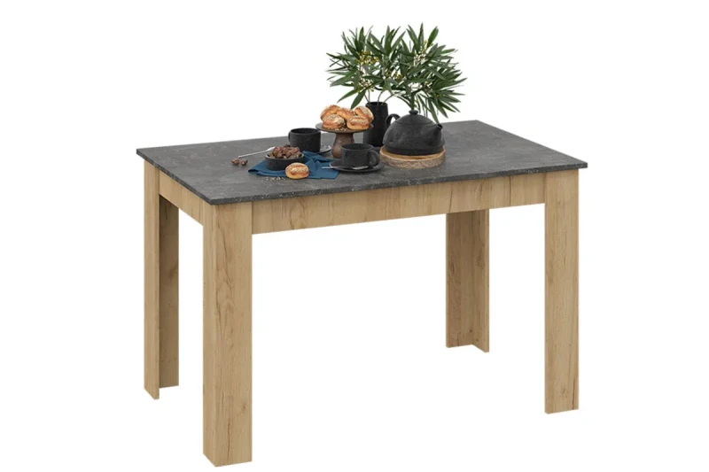 Стол обеденный Промо тип 2 (Дуб Крафт Золотой/Ателье темный) - купить в Озерце