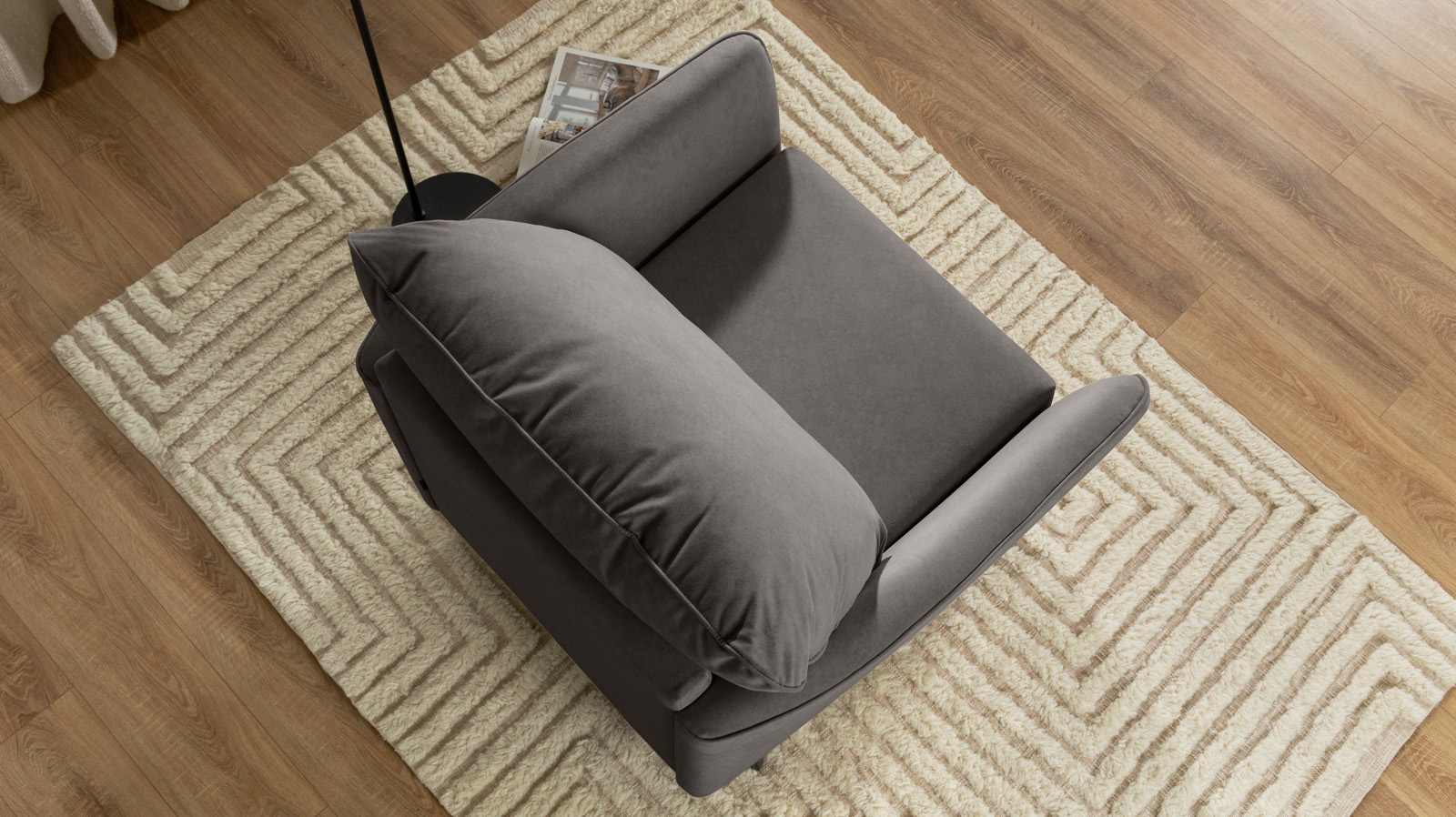 Кресло Laguna, Тк. Galaktika ash 87x92.5 — купить в Озерце