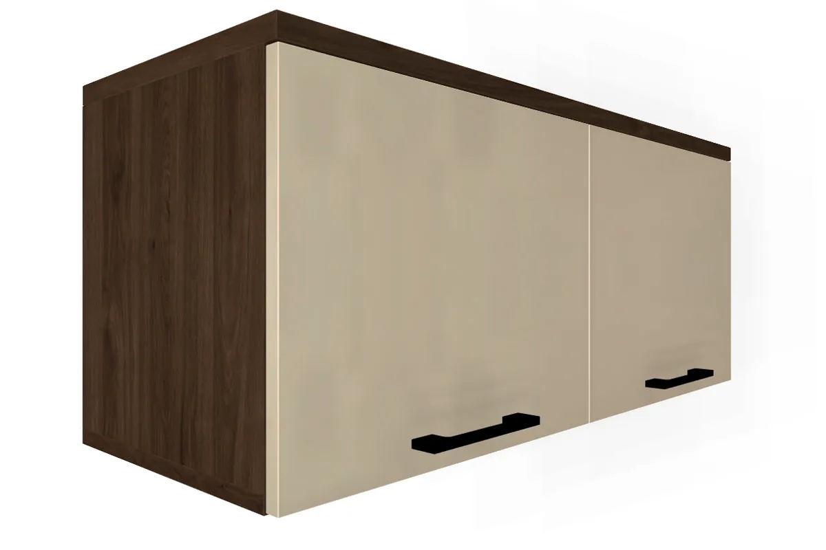 Прихожая Грейс комплект 1 (Гикори Джексон Темный/Кашемир Глянцевый) — Мебель-центр Озерцо