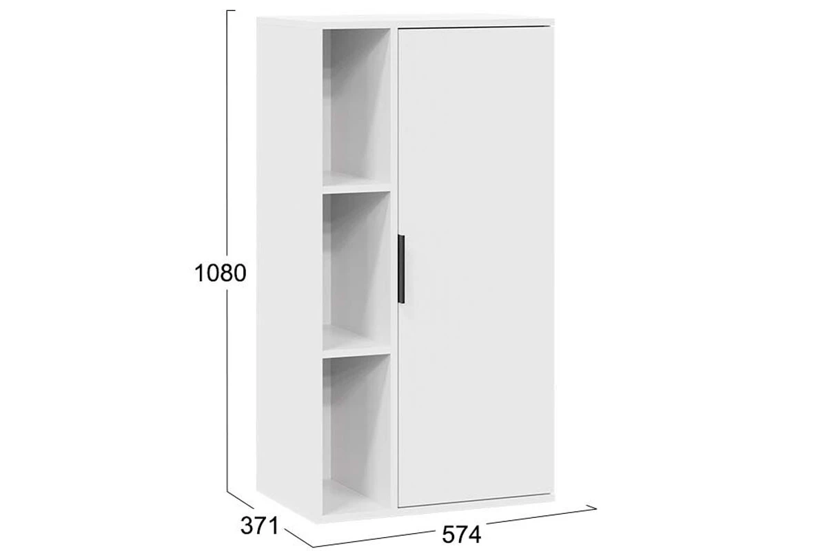 Шкаф настенный Агата (Белый ясень) в мебель-центре Озерцо