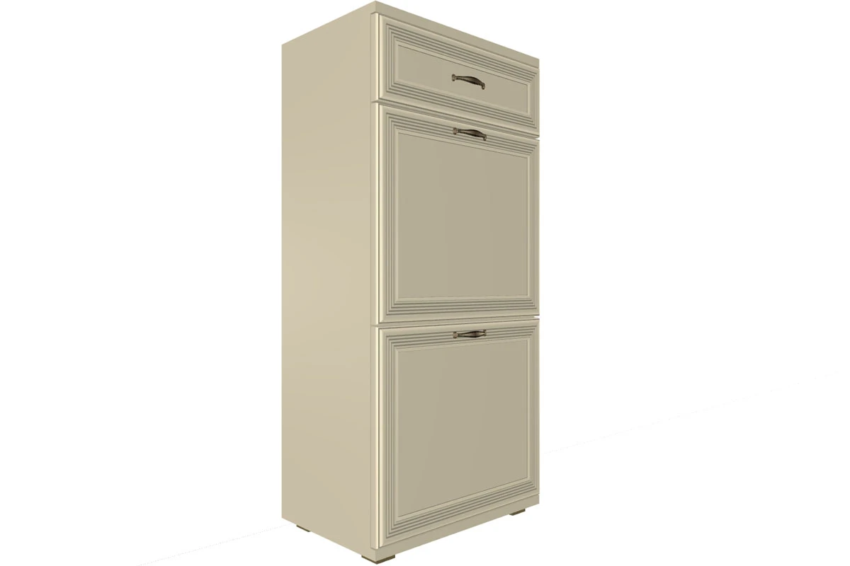 Готовый комплект для прихожей ПК-1002-СК (Серый Кашемир) — Мебель-центр Озерцо