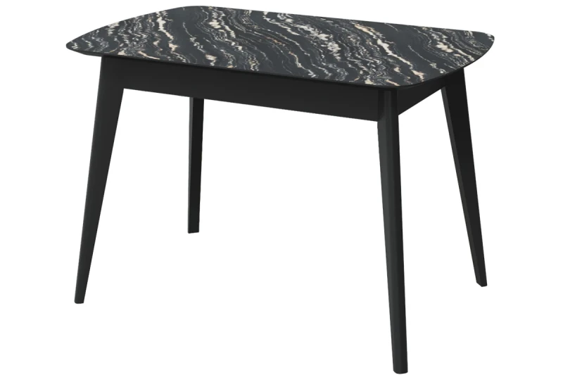 Стол Прайм раздвижной 1400 (Луанда/ПУ черный) - купить в Озерце