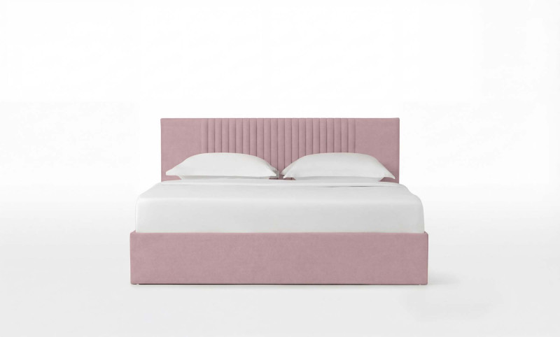 Кровать с подъемным механизмом Simple, ткань Sky Velvet 01, 160x200 - купить в Озерце