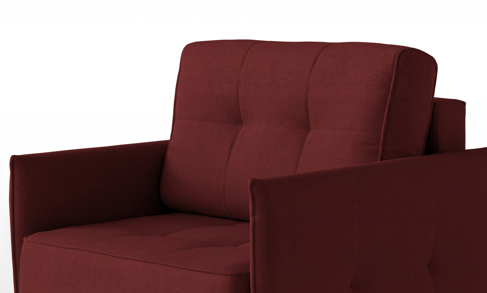 Кресло -кровать Amani Pro, ткань Sky Velvet 32 (подлокотник: 5 см) — купить в Озерце