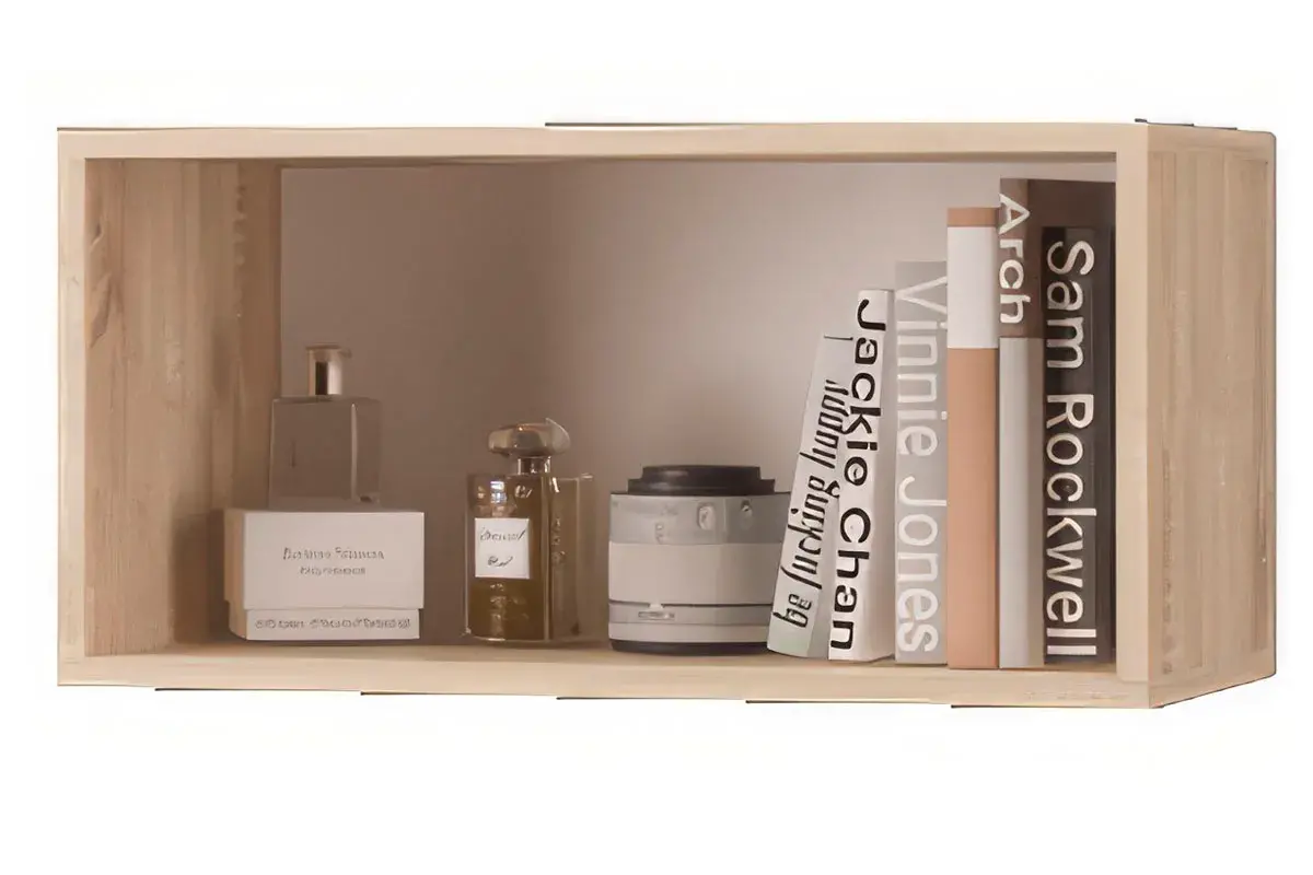 Шкаф настенный Скайлайн 600 с горизонтальной дверкой (Графит) в мебель-центре Озерцо